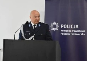 Przemówienie Komendanta Powiatowego Policji w Przeworsku