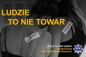 Plakat 
Ludzie to nie towar