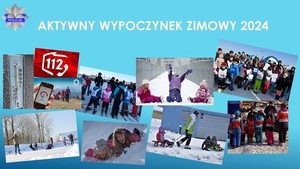 Plakat z napisem Bezpieczny wypoczynek 2024