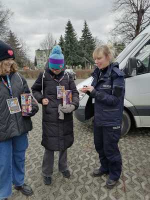 Policjanci podczas WOSP