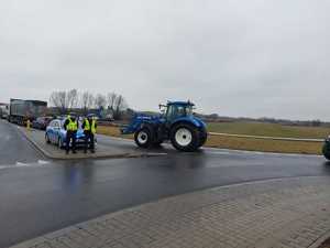 Protest rolników i utrudnienia na drodze