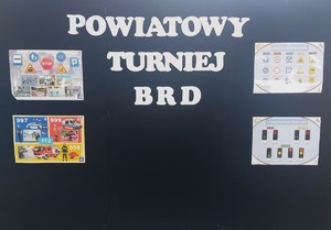 Plakat na konkurs Powiatowy Turniej BRD