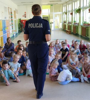 Policjanci z wizytą u przedszkolaków