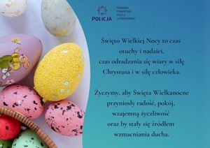 Z okazji świąt Wielkanocnych składam serdeczne życzenia wszelkiej pomyślności, zdrowia i spełnienia marzeń. Niech te chwile spędzone w gronie najbliższych stanowią dla państwa źródło siły i inspiracji do podejmowania nowych wyzwań.