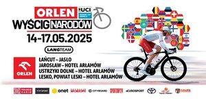 Plakat Orlen Wyścig Narodów 15-17. 05.2025 roku