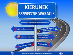 Plakat dot. Bezpiecznych wakacji
