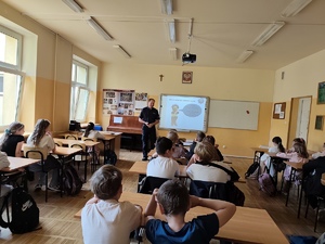 Spotkania w szkole z młodzieżą