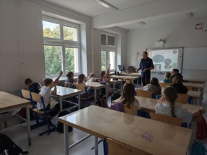 Spotkania w szkole z młodzieżą