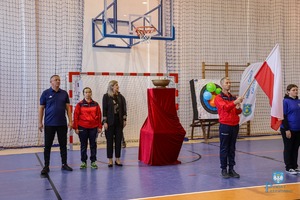 Komendant podczas spartakiady