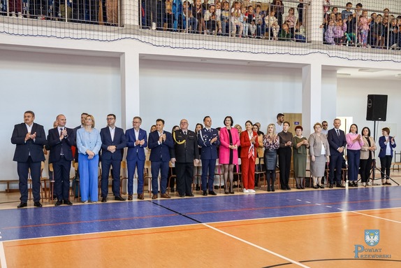 Komendant podczas spartakiady