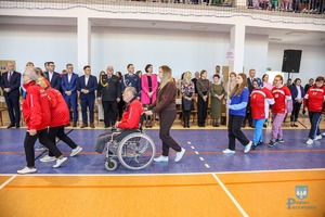 Komendant podczas spartakiady