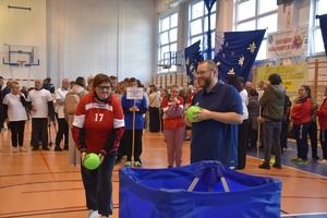 Komendant podczas spartakiady