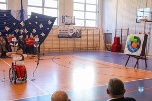 Komendant podczas spartakiady