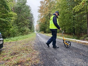 Wspólne działania wszystkich służb na terenie kompleksu leśnego