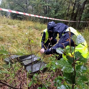 Wspólne działania wszystkich służb na terenie kompleksu leśnego
