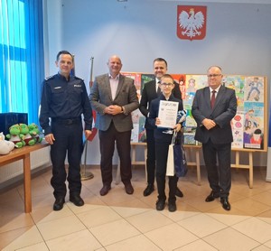 Zdjęcie z rozdania nagród dla dzieci