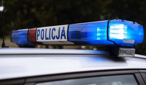 Zdjęcie sygnałów świetlnych na radiowozie