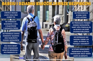 Plakat poświęcony seniorom