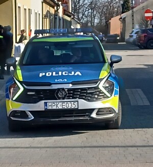 Uczestnicy podczas biegu