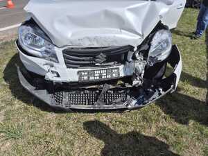 Miejsce zdarzenia drogowego na autostradzie A4