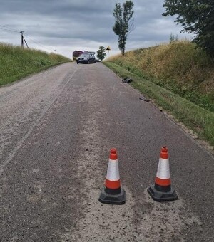Zdjęcia z miejsca zdarzenia drogowego