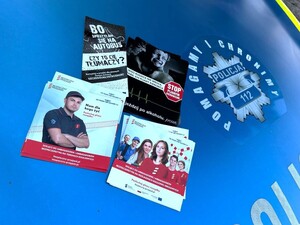 Wspólne działania Policji i SOK na przejazdach kolejowych